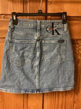 Y2K Calvin Klein Denim Mini Skirt